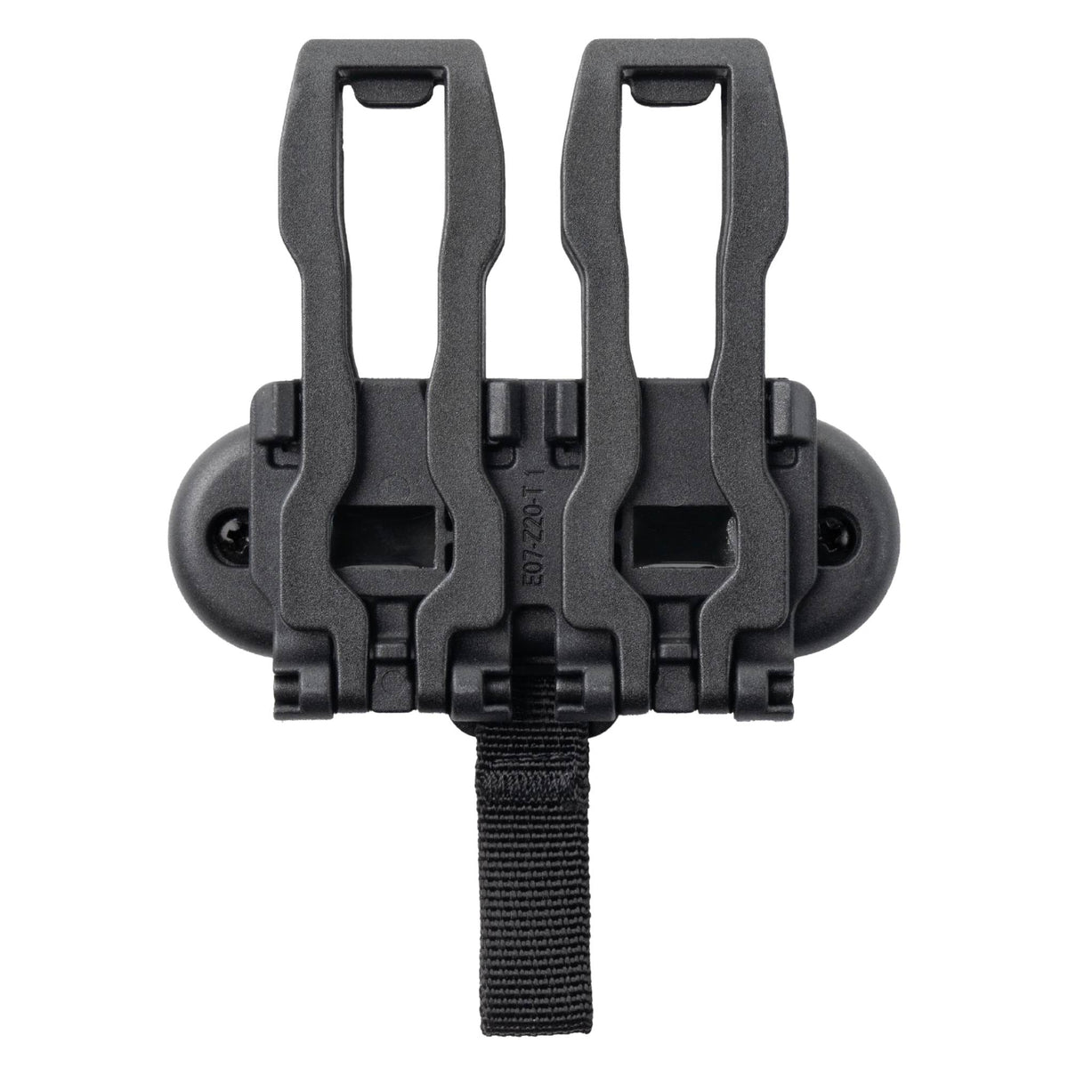 Black FHF Snapcor buckle on a white background.