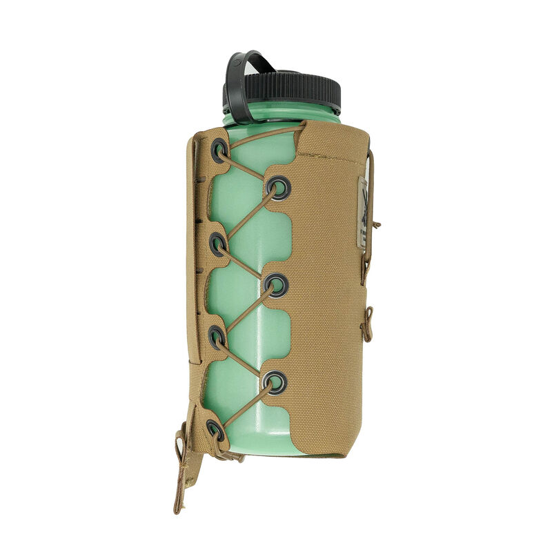 Bend-able Water Bottle Holder in Camo Fabric, Great for Hunting, Fishing, Backpacking